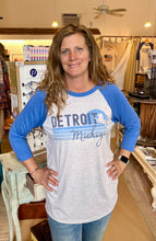 Load image into Gallery viewer, Detroit Michigan Lions Unisex 3/4 Sleeve