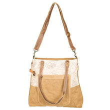 Load image into Gallery viewer, Cinnamon Floral Tote With Front Pocket