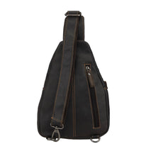 Load image into Gallery viewer, Sydney Unisex Leather Crossbody Bag – Brown