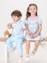 Load image into Gallery viewer, Embroidered Cotton Bunny Outfit