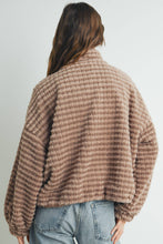 Load image into Gallery viewer, Mocha Collared Puffer Jacket
