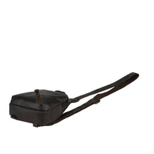 Load image into Gallery viewer, Sydney Unisex Leather Crossbody Bag – Brown