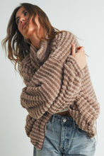 Load image into Gallery viewer, Mocha Collared Puffer Jacket