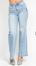 Load image into Gallery viewer, Judy Blue Side Seam Insert Detail Retro Wide HW