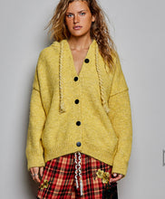 Load image into Gallery viewer, POL Honey Hooded Cardigan