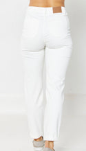 Load image into Gallery viewer, Judy Blue HW White Garment Dyed Cuffed Jogger
