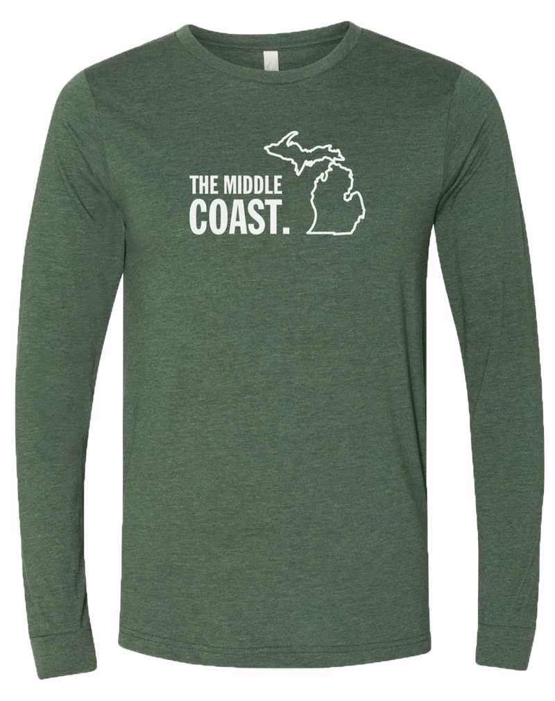 Michigan Awesome Long Sleeve Middle Coast