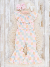 Load image into Gallery viewer, Breezy Blooms Bell Bottom Jumpsuit