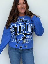 Load image into Gallery viewer, Detroit Blue Oversized Print Sweatshirt
