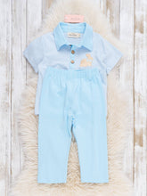 Load image into Gallery viewer, Embroidered Cotton Bunny Outfit