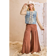 Load image into Gallery viewer, Denim Ruffle Layering Vest