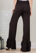 Load image into Gallery viewer, Fold Over Wide Leg Ruffled Pant
