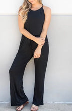 Load image into Gallery viewer, Black Tank Jumpsuit
