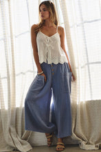 Load image into Gallery viewer, Cotton Gauze Washed Denim Pants
