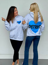 Load image into Gallery viewer, Detroit Heart Puff Print Hoodie
