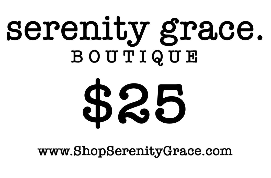 Serenity Grace Gift Card