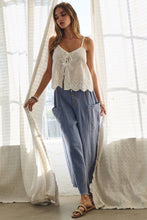 Load image into Gallery viewer, Cotton Gauze Washed Denim Pants
