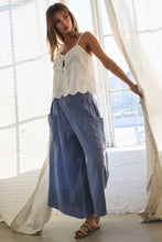Load image into Gallery viewer, Cotton Gauze Washed Denim Pants
