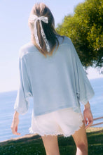 Load image into Gallery viewer, Blue Soft Knit Loose-fit Top
