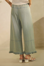 Load image into Gallery viewer, Wide-leg Chambray Denim Pants
