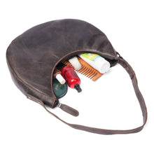 Load image into Gallery viewer, Selene Hobo Leather Shoulder Bag — Classic Structured Handbag for Everyday Use
