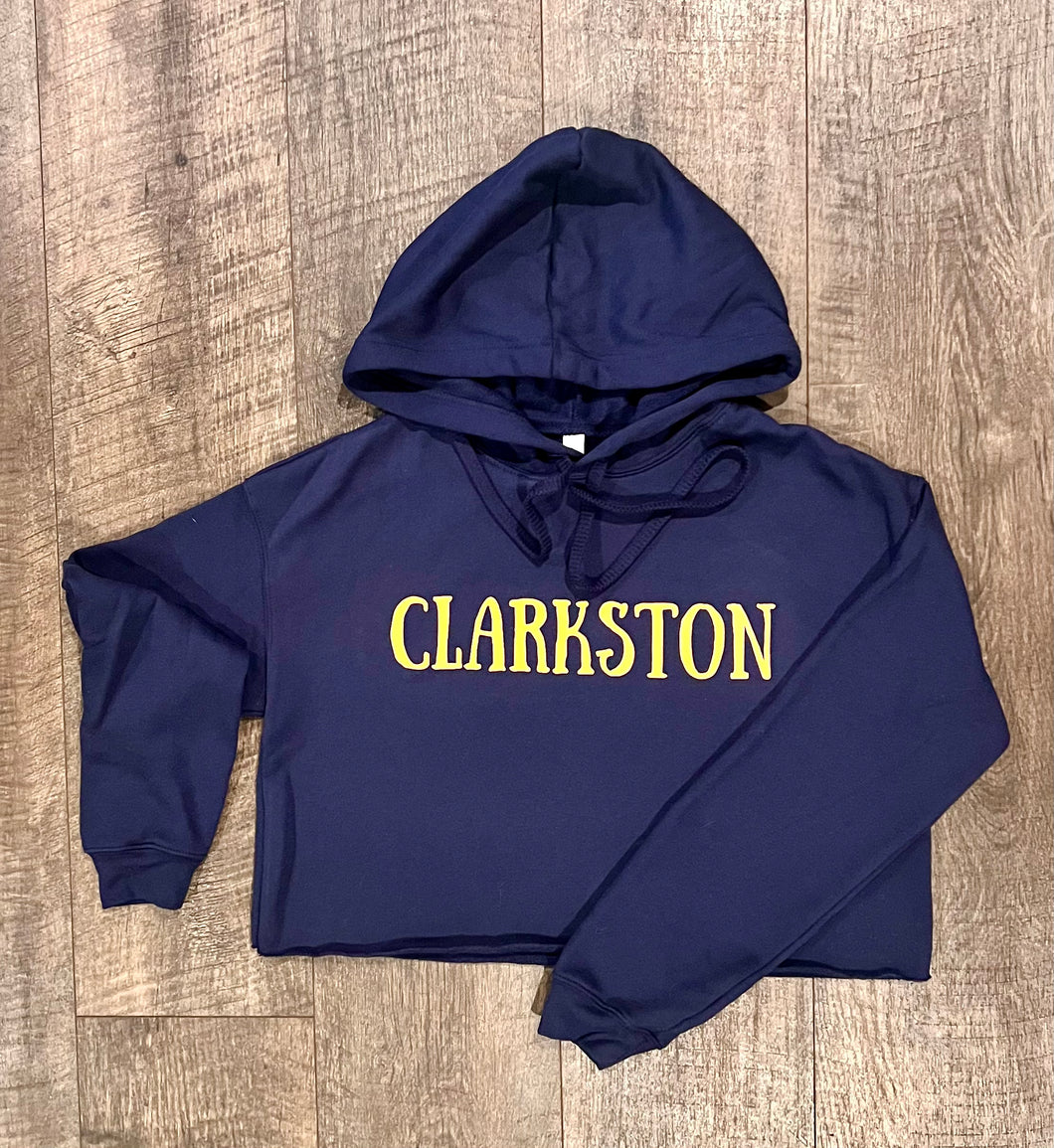 Clarkston Cropped Women's Fleece Hoodie