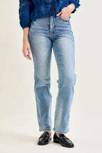 Load image into Gallery viewer, Judy Blue HW Tummy Control Contrast Straight
