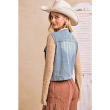 Load image into Gallery viewer, Denim Ruffle Layering Vest
