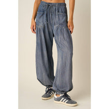 Load image into Gallery viewer, Washed Chambray Two Way Pant
